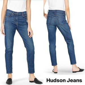 Hudson Jeans Bettie High-Rise Taper Jeans Blue Size 26